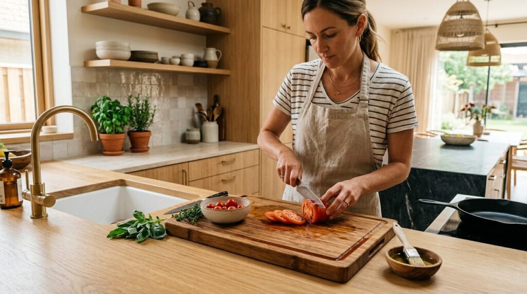 Kitchen renovation styled photography: contemporary kitchen 